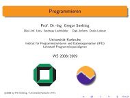 Programmierstil - IPD Snelting