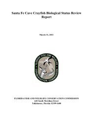 Santa Fe Cave Crayfish Biological Status Review Report
