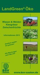 Ökokatalog 2013 - Bayerische Futtersaatbau GmbH