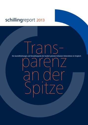 schillingreport 2013 als PDF Download