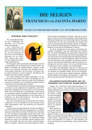 DIE SELIGEN - Postulação de Francisco e Jacinta Marto