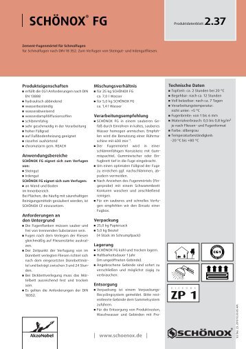SCHÖNOX FG - Schonox