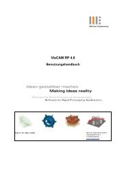 VisCAM RP 4.0 Benutzungshandbuch - Kxcad.net