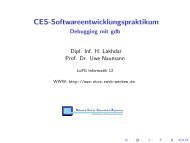 CES-Softwareentwicklungspraktikum - Stce.rwth-aachen.de - RWTH ...