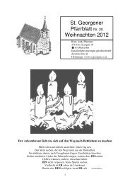 Weihnachten 2012 - Gemeinde St. Georgen bei Grieskirchen