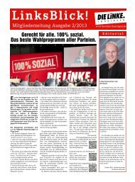 LinksBlick! - DIE LINKE. Thüringen