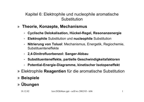 Kapitel 6 Institut Fur Organische Chemie