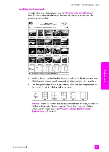 HP PSC 2400 Photosmart Series All-in-One Referenzhandbuch