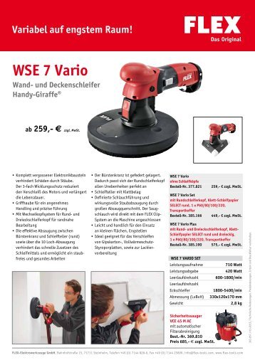 WSE 7 Vario - FLEX