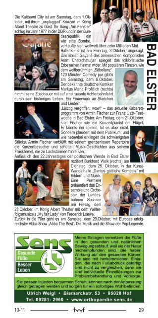 Oktober - Hof Programm