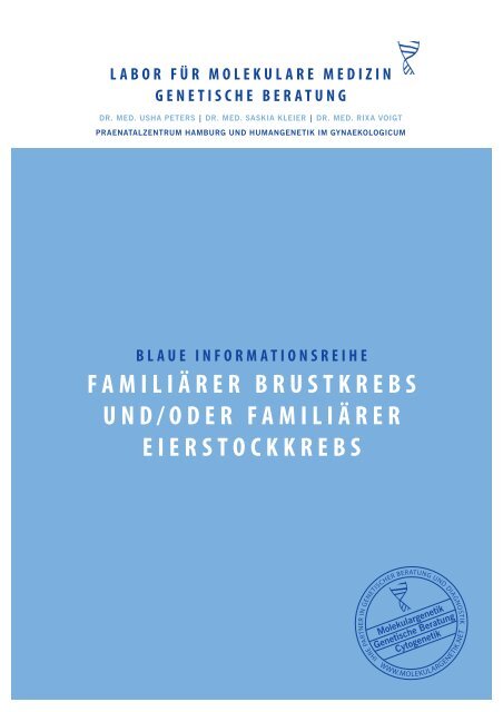 FAMILIäRER BRUSTKREBS UND/ODER FAMILIäRER ...