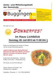 Sommerfest - Buggingen