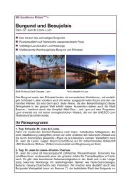 Burgund und Beaujolais - Reisebüro Mittelthurgau Fluss- und ...