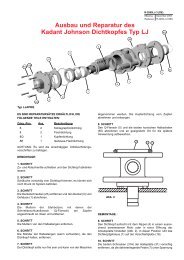 Ausbau und Reparatur des Kadant Johnson ... - Kadant Inc.