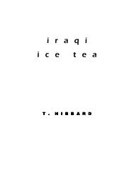 Iraqi Ice Tea by Tom Hibbard - Big Bridge