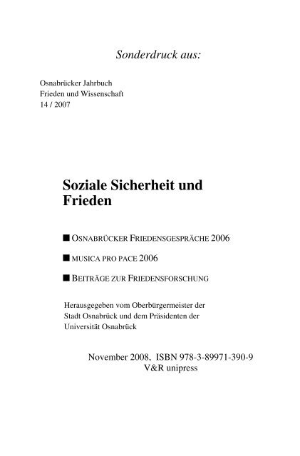 Empörung in den Städten? - repOSitorium - Universität Osnabrück