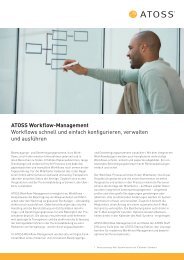 ATOSS Workflow-Management Workflows schnell und einfach ...