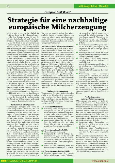 17. Zeitung, Ausgabe Juli 2008 - IG-Milch