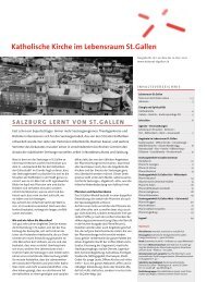 Katholische Kirche im Lebensraum St.Gallen - (Dekanat) St.Gallen