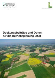 Deckungsbeiträge und Daten für die Betriebsplanung 2008