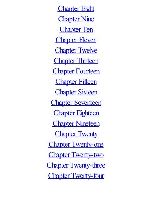 Chapter ONE - Weebly