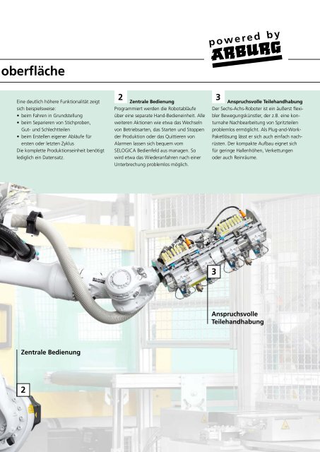 Prospekt: Robot-Systeme - Arburg