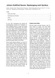 Johann Gottfried Seume - Gaebler Info und Genealogie