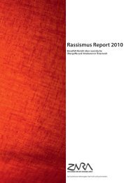 Rassismus Report 2010 - Zara