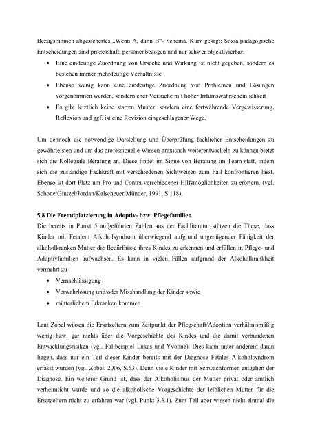 chancen von Kindern mit Fetalem Alkoholsyndrom / Diplomarbeit ...