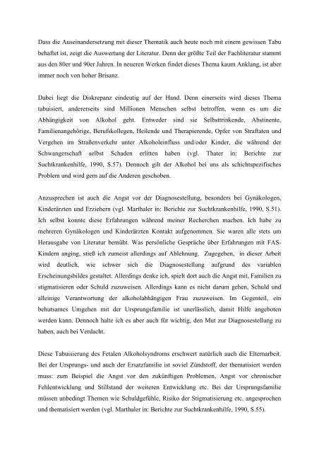 chancen von Kindern mit Fetalem Alkoholsyndrom / Diplomarbeit ...