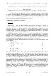 IV.1 - 1 André THIAVILLE CNRS-Université Paris-sud, Laboratoire ...