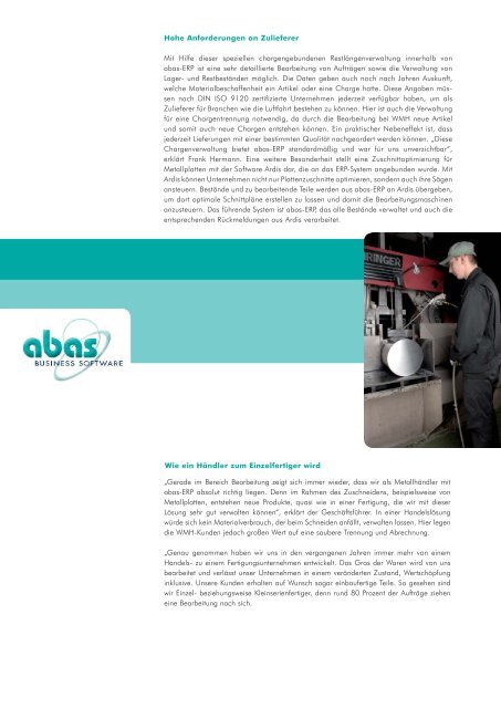 Anwenderbericht - ABAS Software AG