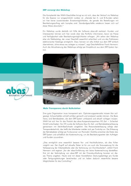 Anwenderbericht - ABAS Software AG