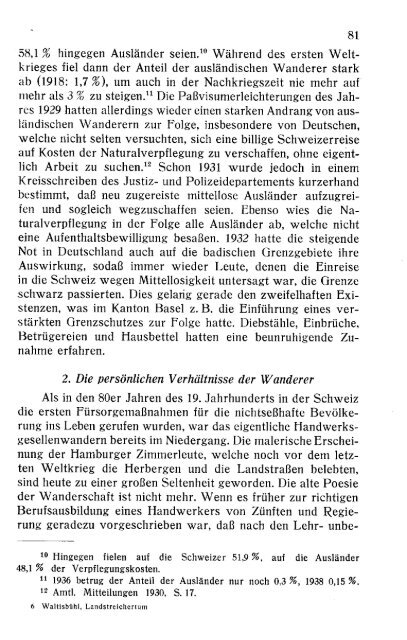 und Landfahrertums in der Schweiz. Dissertation, Zürich 1944. - sifaz