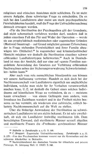 und Landfahrertums in der Schweiz. Dissertation, Zürich 1944. - sifaz