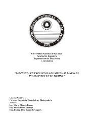 respuesta en frecuencia de sistemas lineales, invariantes en el ...