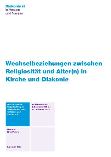 Wechselbeziehungen zwischen Religiosität und Alter(n) in ... - EKHN