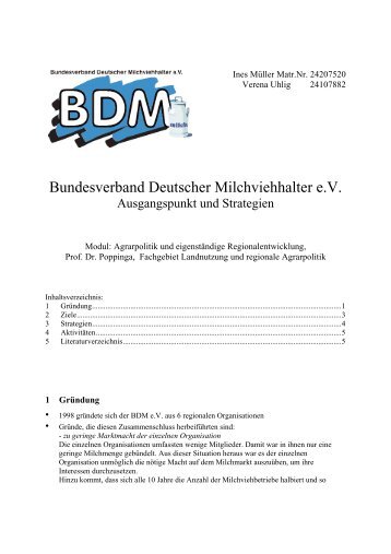 Bundesverband Deutscher Milchviehhalter e.V. - Fachgebiet ...