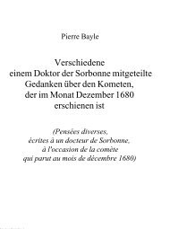 7-Bayle, Pierre - Verschiedene Gedanken über einen ... - anova