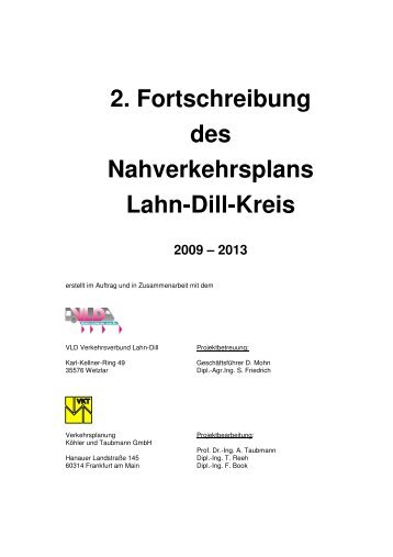 Download Nahverkehrsplan - Verkehrsgesellschaft Lahn-Dill-Weil ...