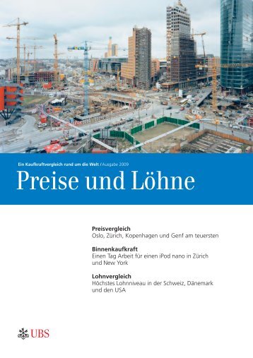 Preise und Löhne - Neue Zürcher Zeitung
