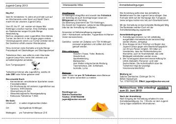 Info-Flyer - Turngau Neckar-Enz