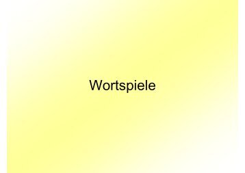 Wortspiele - CAD.de