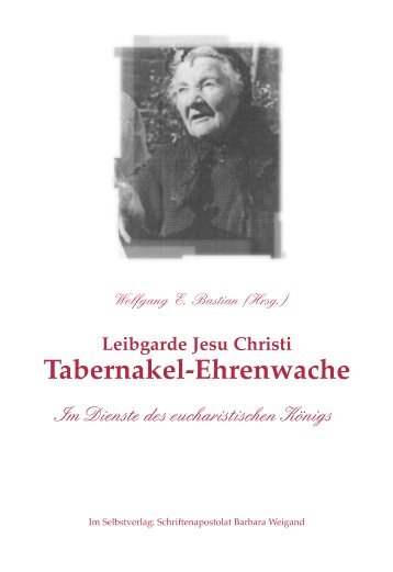 Buch 3 Tabernakel-Ehrenwache