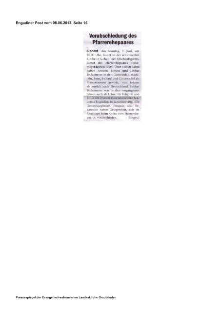 Pressespiegel 23_13 vom 01.06. bis 07.06.2013.pdf - Evangelisch ...