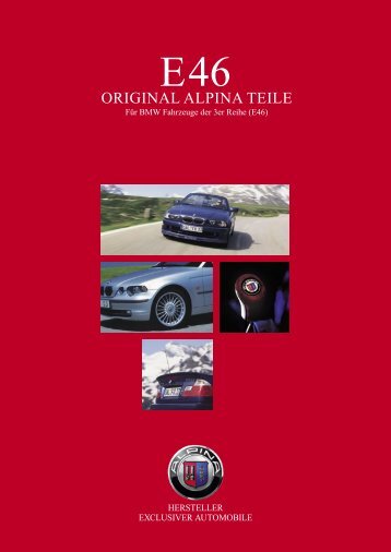 ORIGINAL ALPINA TEILE - KLINIKA BMW