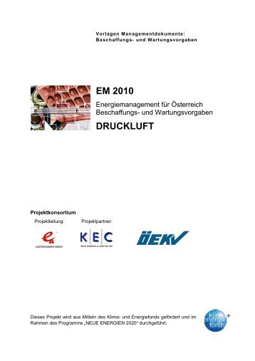 Druckluft-Kompressoren (pdf) - Österreichische Energieagentur