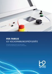 Datenblatt HVA VLF Hochspannungsgeneratoren - b2 electronic ...