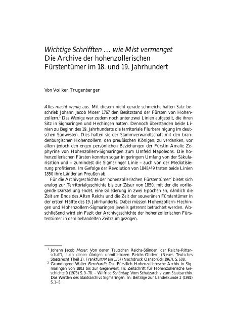 A 20: Trugenberger (application/pdf 91.8 KB) - Landesarchiv Baden ...