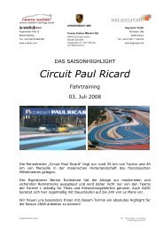 Circuit Paul Ricard - Porsche